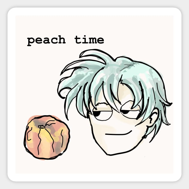 ephraim peach time Sticker by lusalema